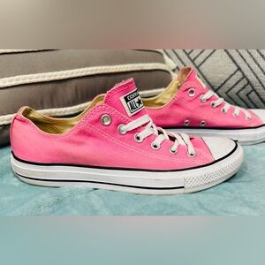 Converse All Star Pink Canvas Sneakers